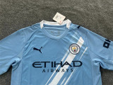 25-26 Manchester City home Set.Jersey & Short High Quality