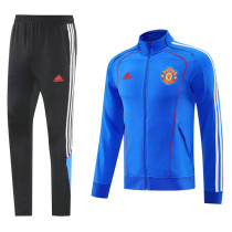 25-26 Manchester United (Blue) Jacket Adult Sweater tracksuit set