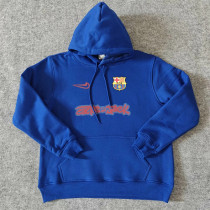25-26 Barcelona (blue) Fleece Adult Sweater tracksuit
