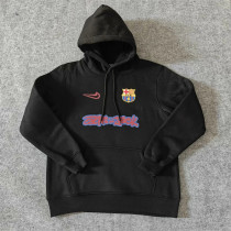 25-26 Barcelona (black) Fleece Adult Sweater tracksuit
