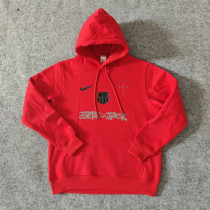 25-26 Barcelona (red) Fleece Adult Sweater tracksuit
