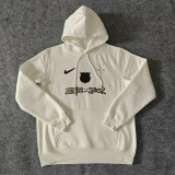 25-26 Barcelona (white) Fleece Adult Sweater tracksuit