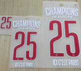 1 Stars 24-25 Paris Saint-Germain home Set.Jersey & Short High Quality