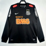 Long sleeve 12-13 Santos FC Away Retro Jersey Thailand Quality