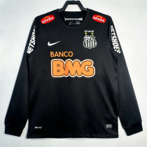 Long sleeve 12-13 Santos FC Away Retro Jersey Thailand Quality