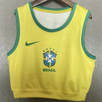 2025 Brazil home Women's football yoga vest
