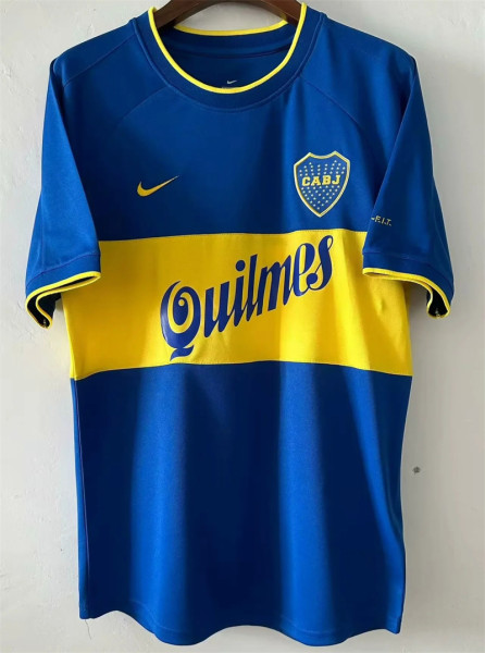2000 CA Boca Juniors home Retro Version Thailand Quality