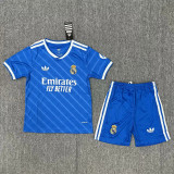 Kids kit 25-26 Real Madrid Third Away Thailand Quality