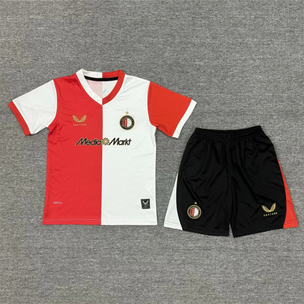 25-26 Feyenoord Rotterdam home Set.Jersey & Short High Quality