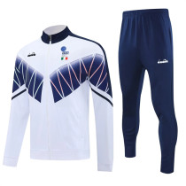 25-26 Italy (White) Jacket Adult Sweater tracksuit set