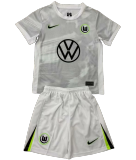 25-26 Wolfsburg Away Set.Jersey & Short High Quality