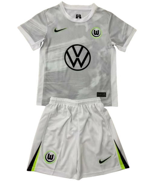 25-26 Wolfsburg Away Set.Jersey & Short High Quality