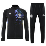 25-26 Chelsea (black) Jacket Adult Sweater tracksuit set