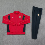 25-26 Barcelona (red) Jacket Adult Sweater tracksuit set