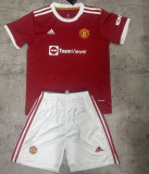 21-22 Manchester United home (Retro Jersey) Kids kit Thailand Quality