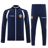25-26 Manchester United (royal blue) Jacket Adult Sweater tracksuit set