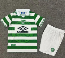 Kids kit 97-99 Celtic home (Retro Jersey) Thailand Quality