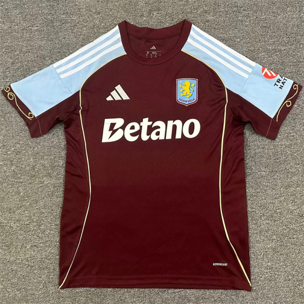 25-26 Aston Villa home Fans Version Thailand Quality