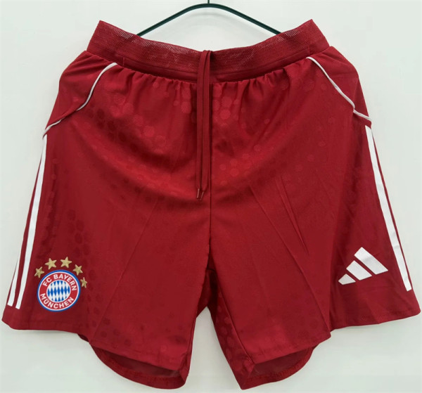25-26 Bayern München home (Player Version) Soccer shorts Thailand Quality