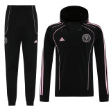 25-26 Inter Miami CF (black) hoodie set  Soccer Jacket