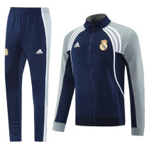 25-26 Real Madrid (royal blue) Jacket Adult Sweater tracksuit set