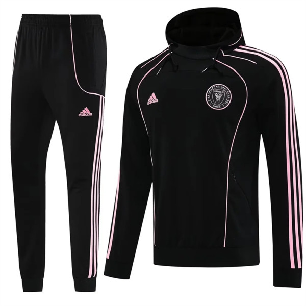 25-26 Inter Miami CF (black) hoodie set  Soccer Jacket