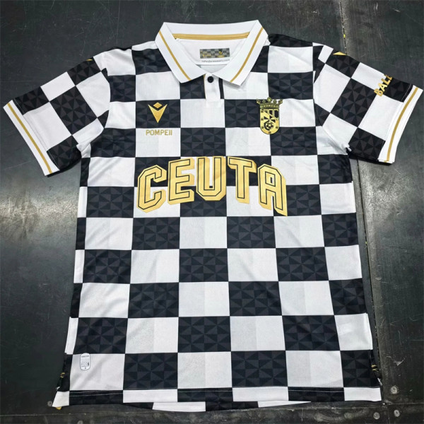 25-26 AD Ceuta (Retro Jersey) Fans Version Thailand Quality