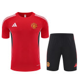25-26 Manchester United (Training clothes) Set.Jersey & Short High Quality