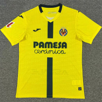 25-26 Villarreal home Fans Version Thailand Quality