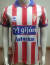 01-02 Sporting Gijón home Retro Jersey Thailand Quality
