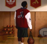 25-26 Arse (red) Baseball cotton jacket