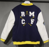 25-26 Real Madrid (royal blue) Baseball cotton jacket