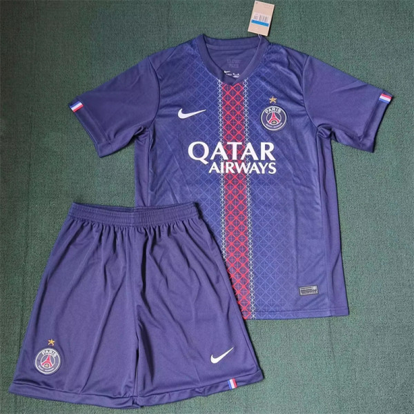 1 Stars 25-26 Paris Saint-Germain home Set.Jersey & Short High Quality