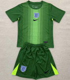 Kids kit 2025 England (Goalkeeper) Thailand Quality