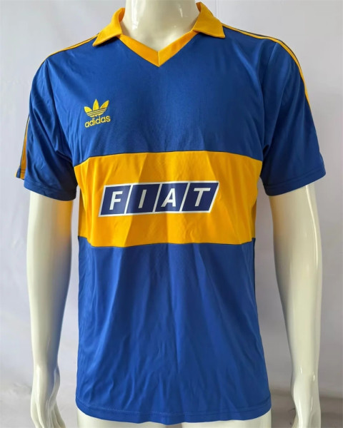 90-91 CA Boca Juniors home Retro Version Thailand Quality
