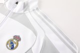 25-26 Real Madrid (white) Jacket Adult Sweater tracksuit set