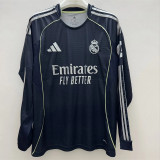 25-26 Real Madrid Away Long sleeve Thailand Quality