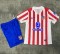 Kids kit 25-26 Atletico Madrid home Thailand Quality
