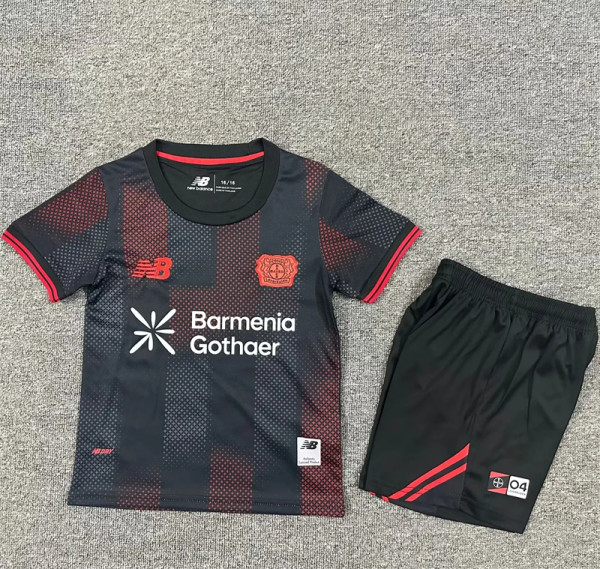 Kids kit 25-26 Leverkusen home Thailand Quality