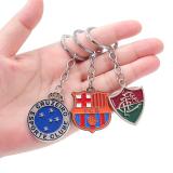 Brazilian football club color double-sided keychain