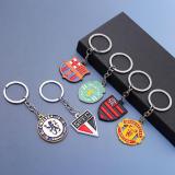 Football Club Color Double sided Keychain