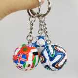 Small football keychain