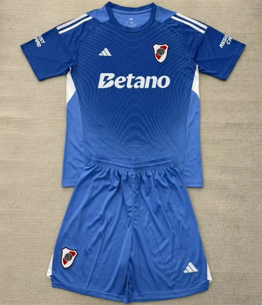 Kids kit 25-26 CA River Plate (Goalkeeper) Thailand Quality