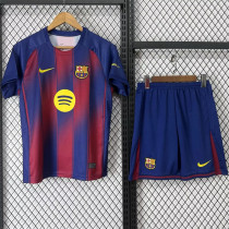 Kids kit 25-26 FC Barcelona home Thailand Quality