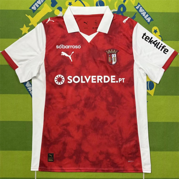 25-26 Sporting Braga home Fans Version Thailand Quality