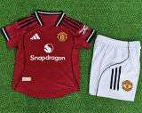Player Version Kids kit 25-26 Manchester United home Thailand Quality