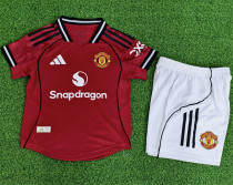 Player Version Kids kit 25-26 Manchester United home Thailand Quality