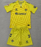 Kids kit 25-26 Real Betis (Goalkeeper) Thailand Quality