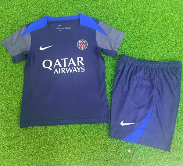 Player Version Kids kit 25-26 Paris Saint-Germain (Training clothes) Thailand Quality