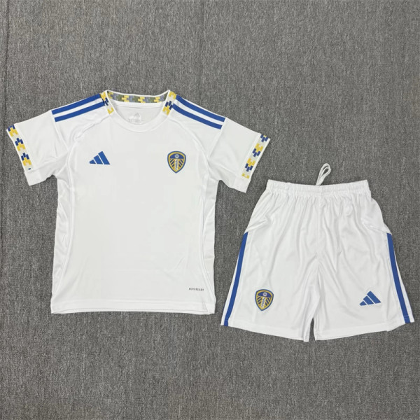 Kids kit 25-26 Leeds United home Thailand Quality